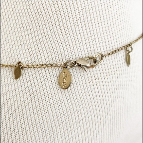 Beautiful Y2K Gold & Red American Eagle Necklace - Picture 4 of 4